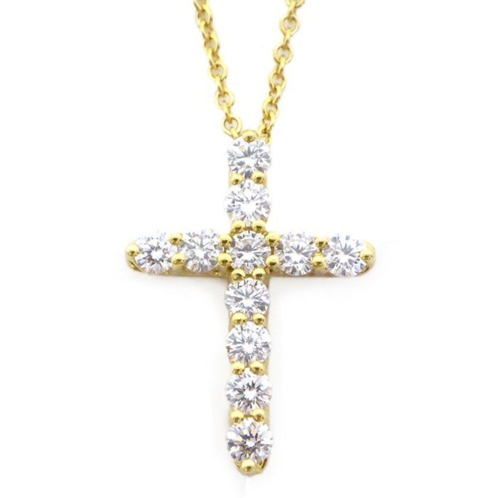 Tiffany Necklace Small Cross Diamond